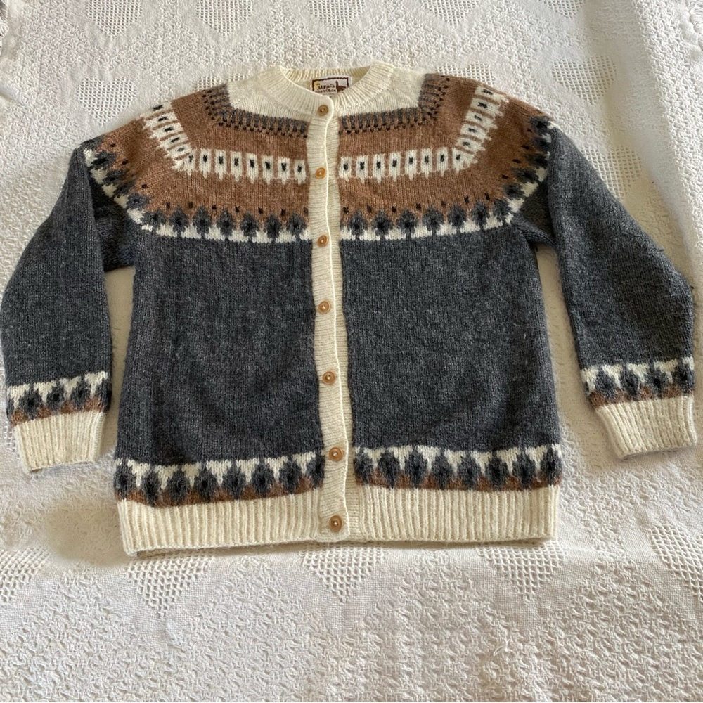 The Alpaca Connection Alpaca Fur Cardigan (M?L?)